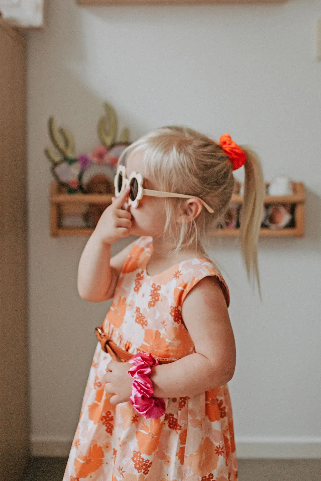 Vanilla Flower Toddler Sunglasses.