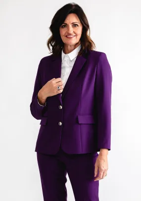 Via Veneto Dolores Blazer, Purple