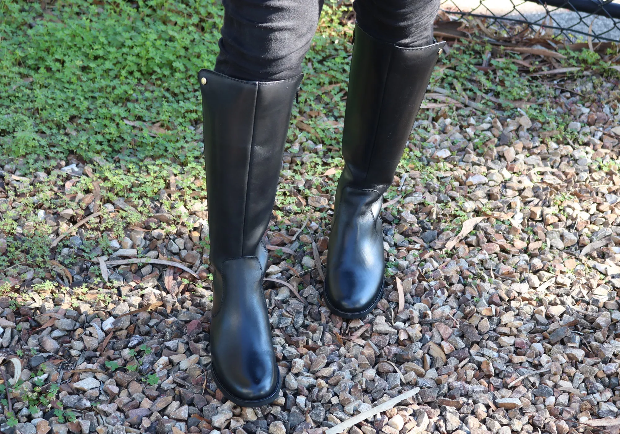 Villione Voyager Womens Comfort Leather Knee High Boots Made In Brazil