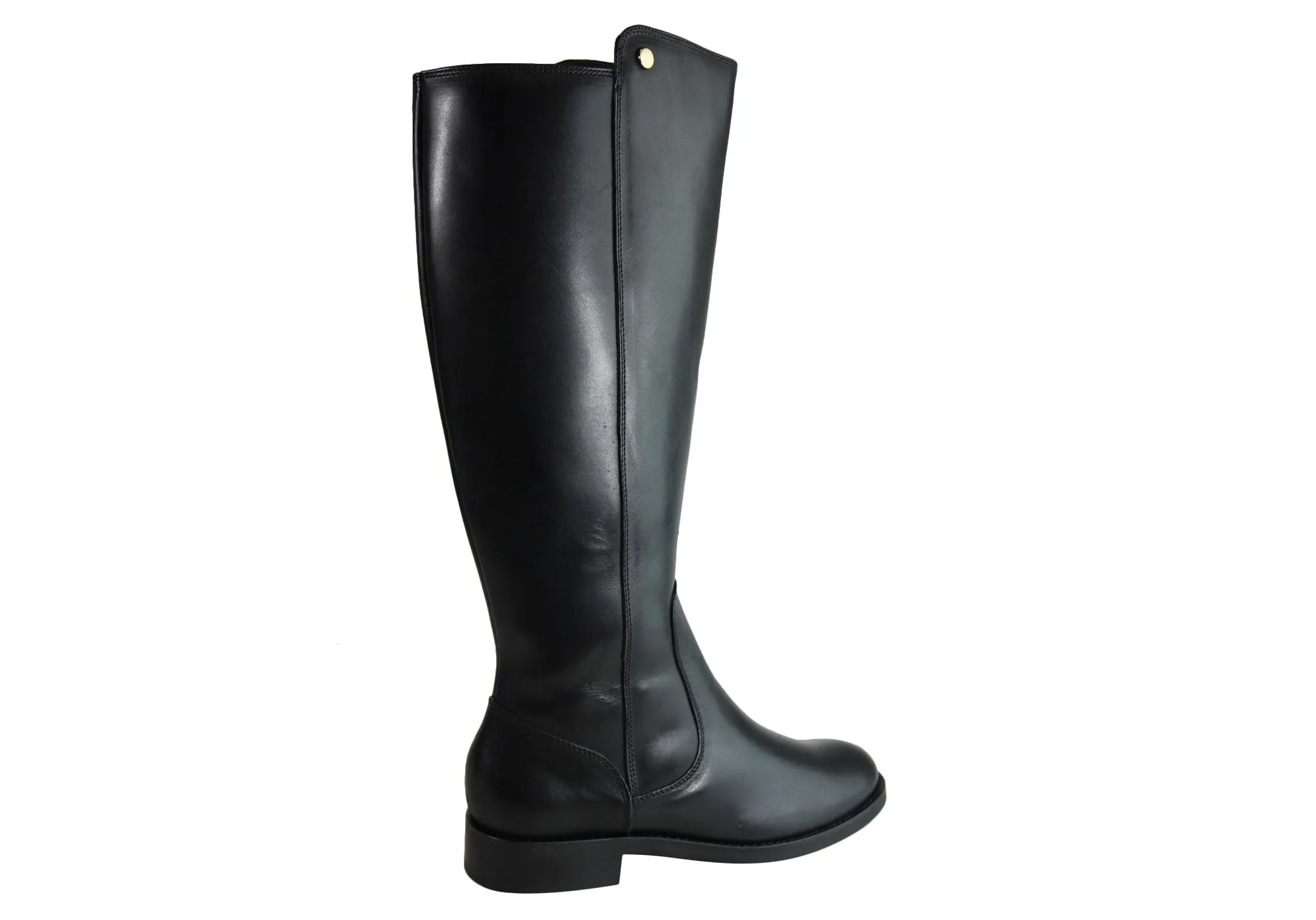 Villione Voyager Womens Comfort Leather Knee High Boots Made In Brazil