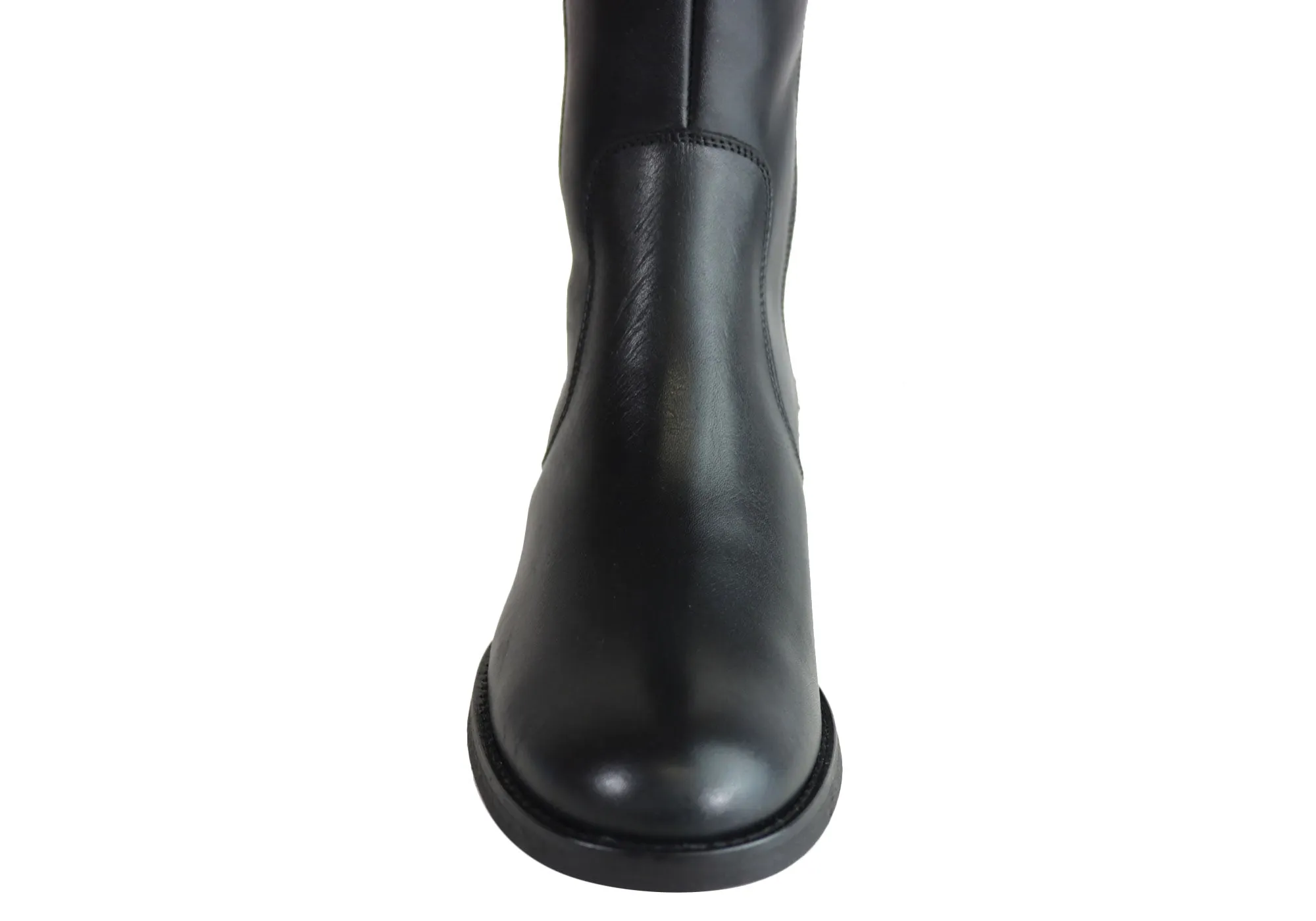 Villione Voyager Womens Comfort Leather Knee High Boots Made In Brazil