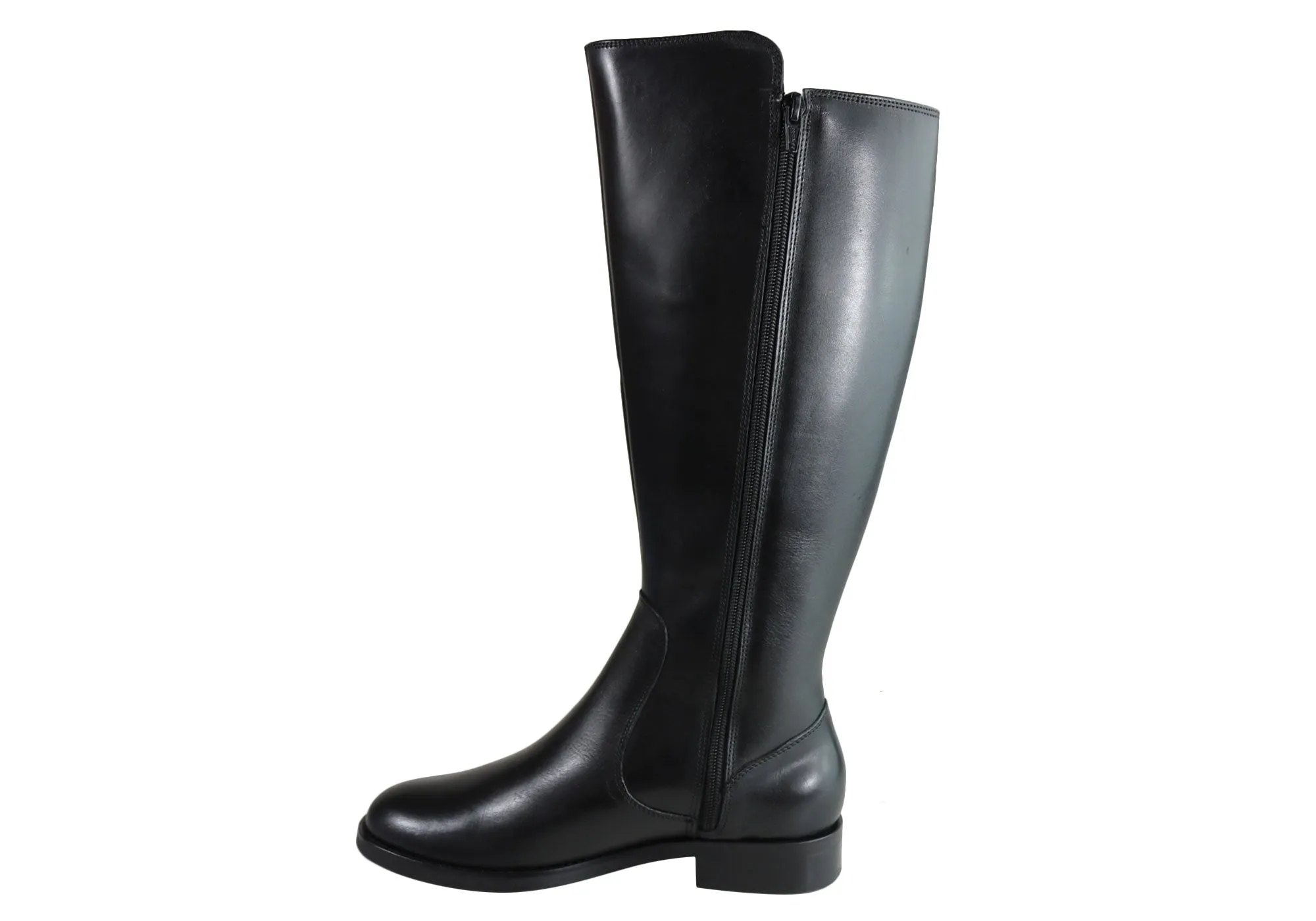 Villione Voyager Womens Comfort Leather Knee High Boots Made In Brazil