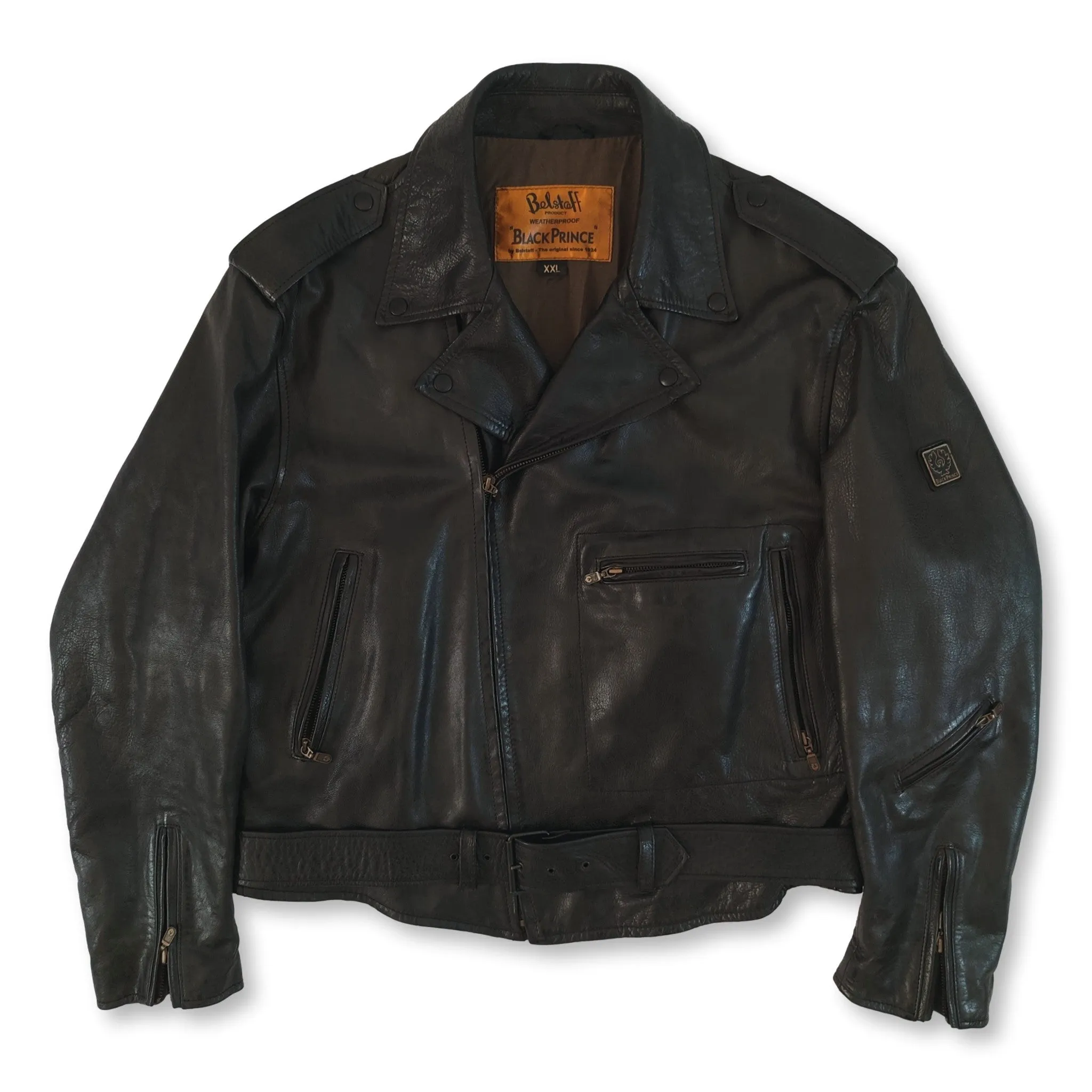 Vintage Belstaff Black Prince leather jacket