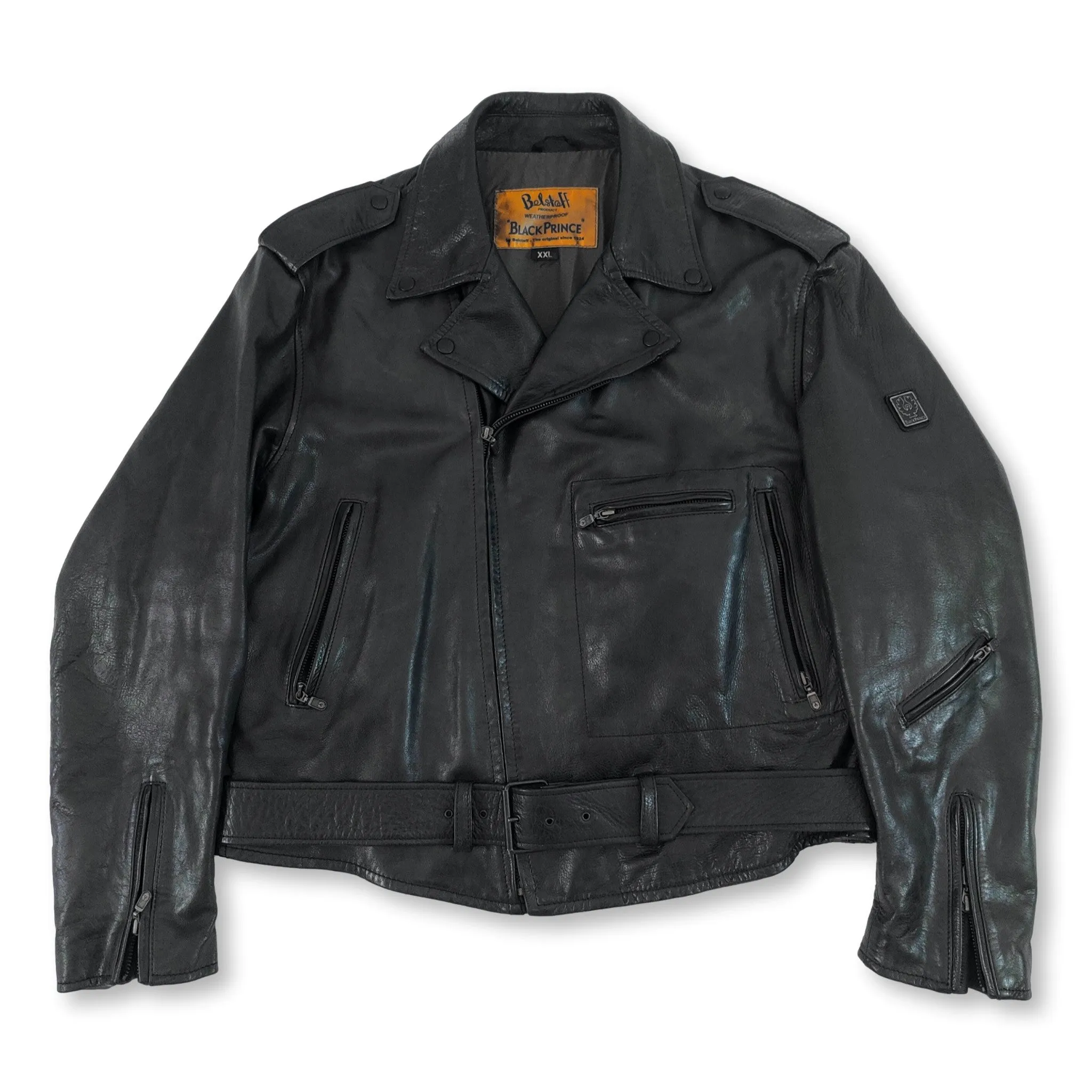 Vintage Belstaff Black Prince leather jacket