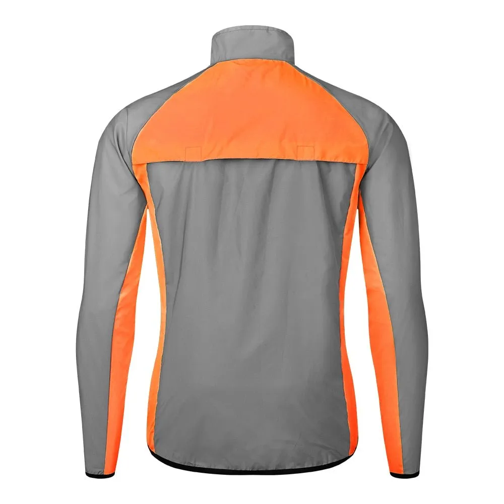 Waterproof high visibility cycling jacket for men - WOSAWE reflective vest