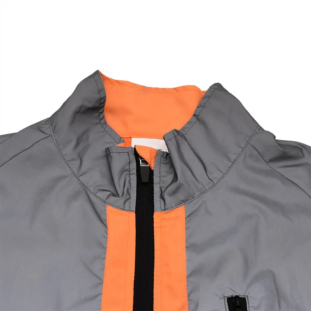 Waterproof high visibility cycling jacket for men - WOSAWE reflective vest