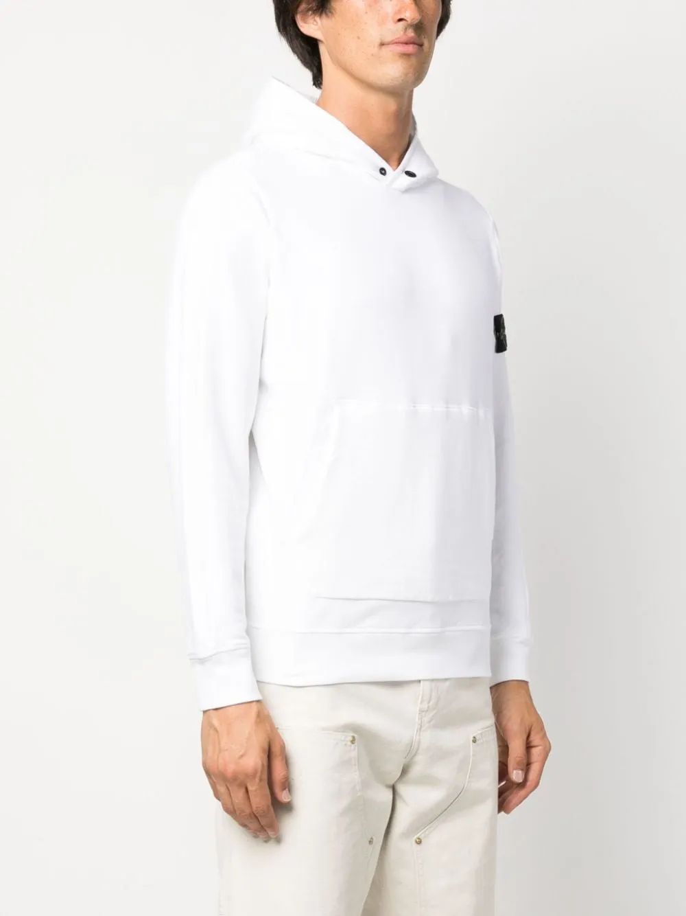 White Stone Island Hoodie 61252