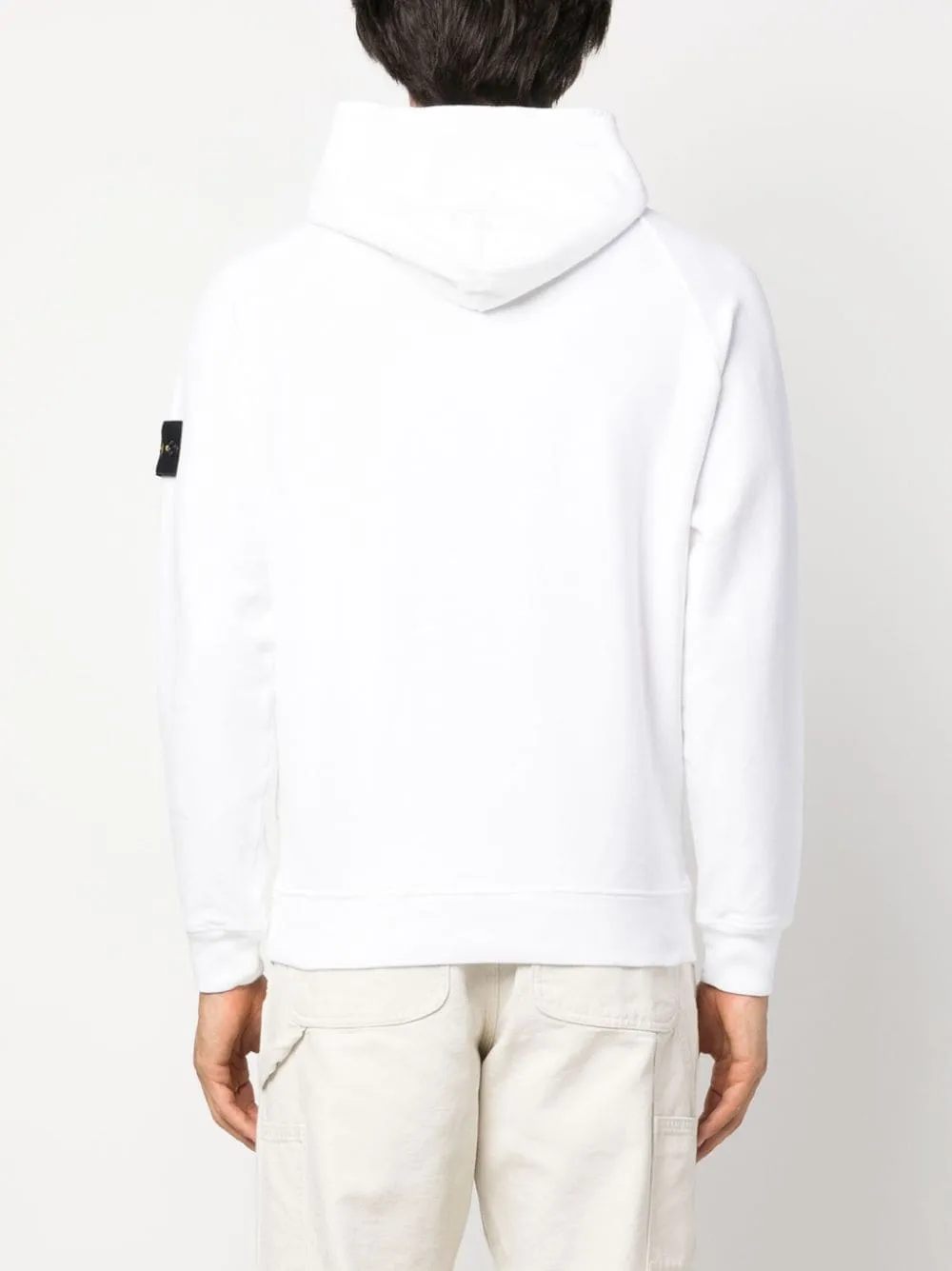 White Stone Island Hoodie 61252