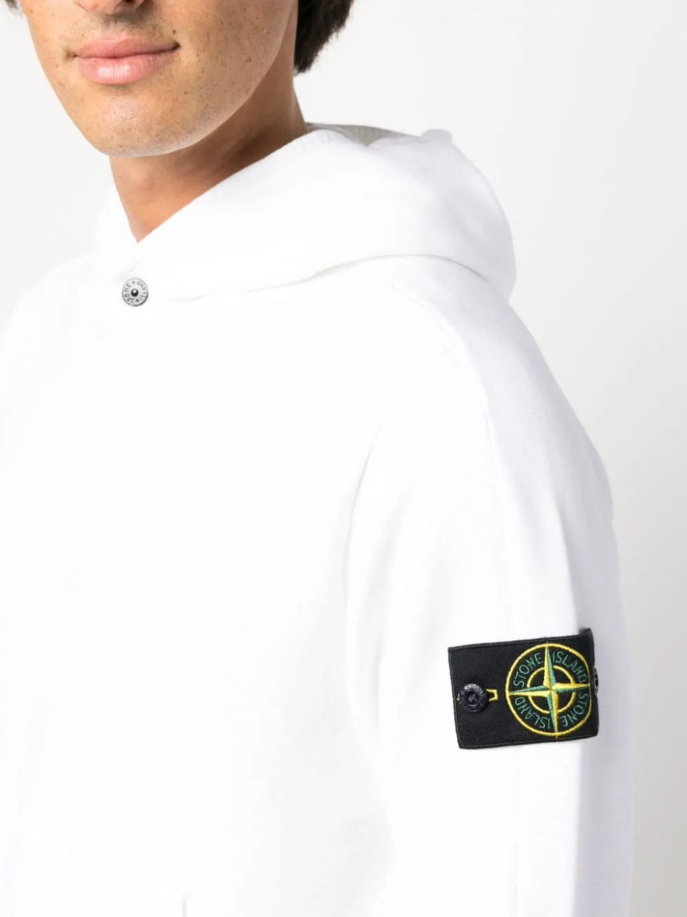 White Stone Island Hoodie 61252