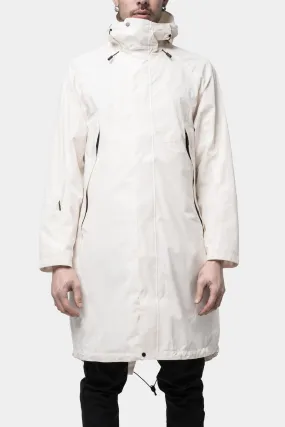 White tech parka