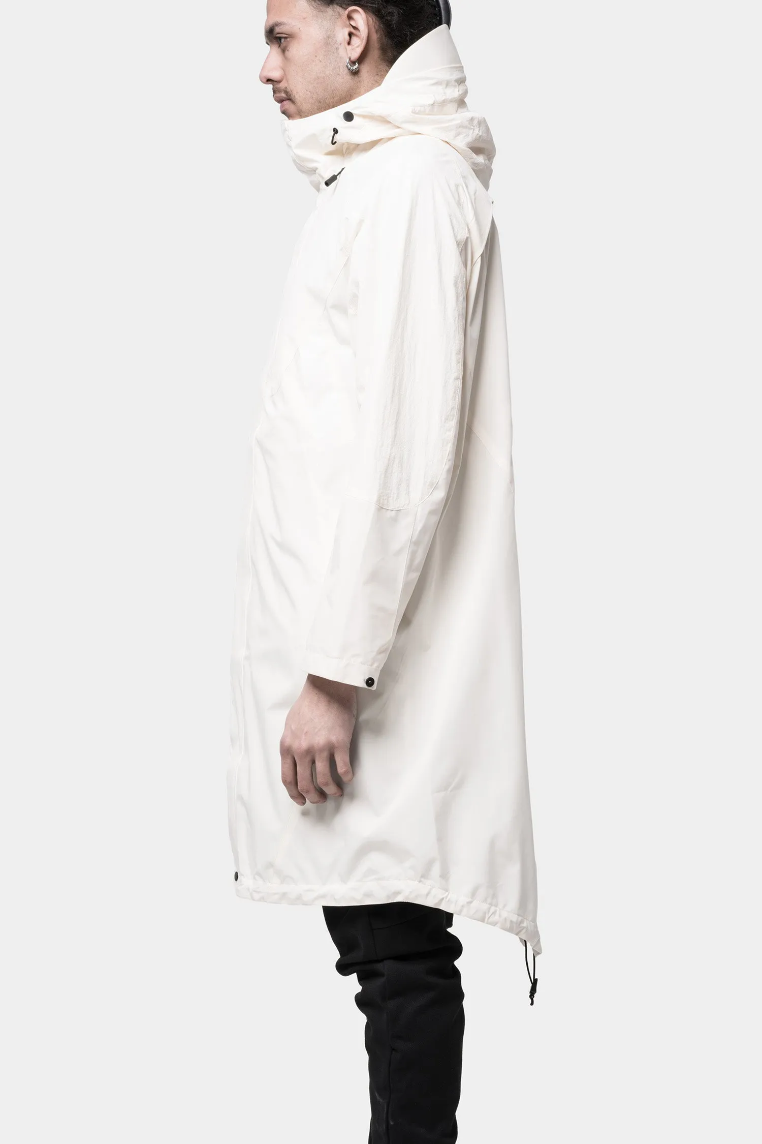 White tech parka