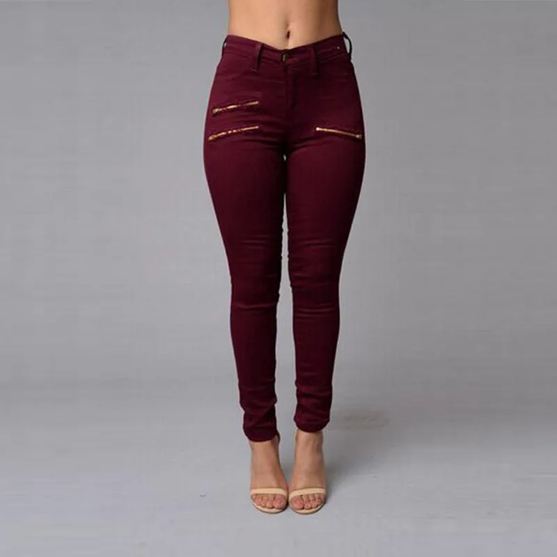 Wine Red Pants