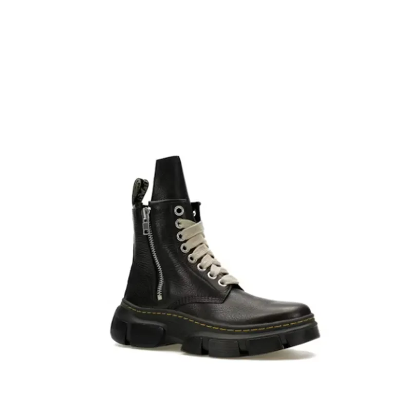 Women's Black Mid-Top All Season Boots.