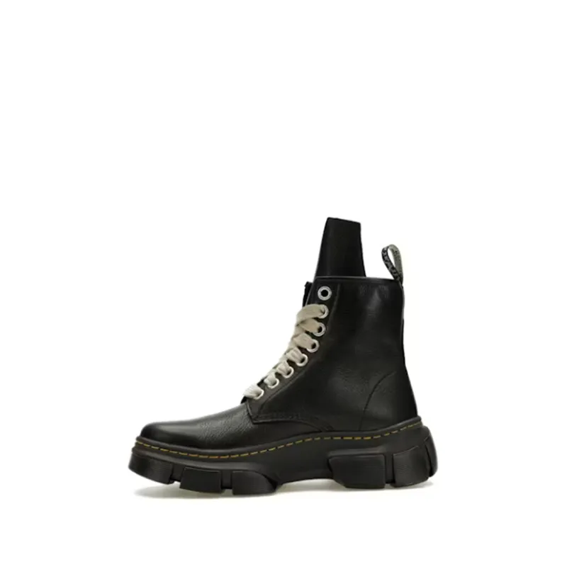 Women's Black Mid-Top All Season Boots.