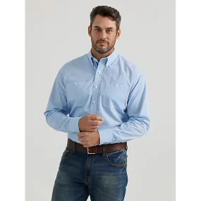 Wrangler Blue & White George Strait Shirt - Men's | Shop Now