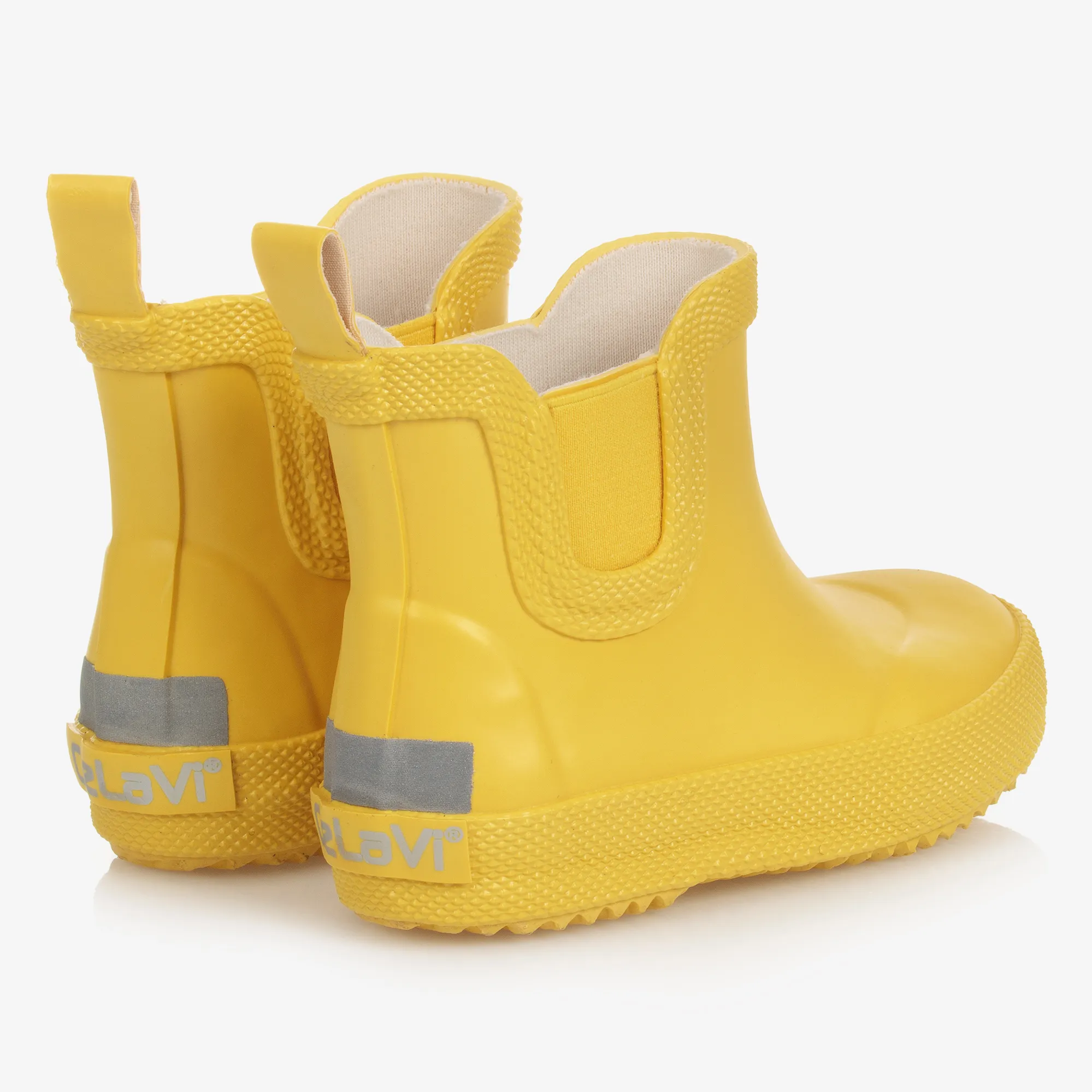 Yellow Short Rain Boots