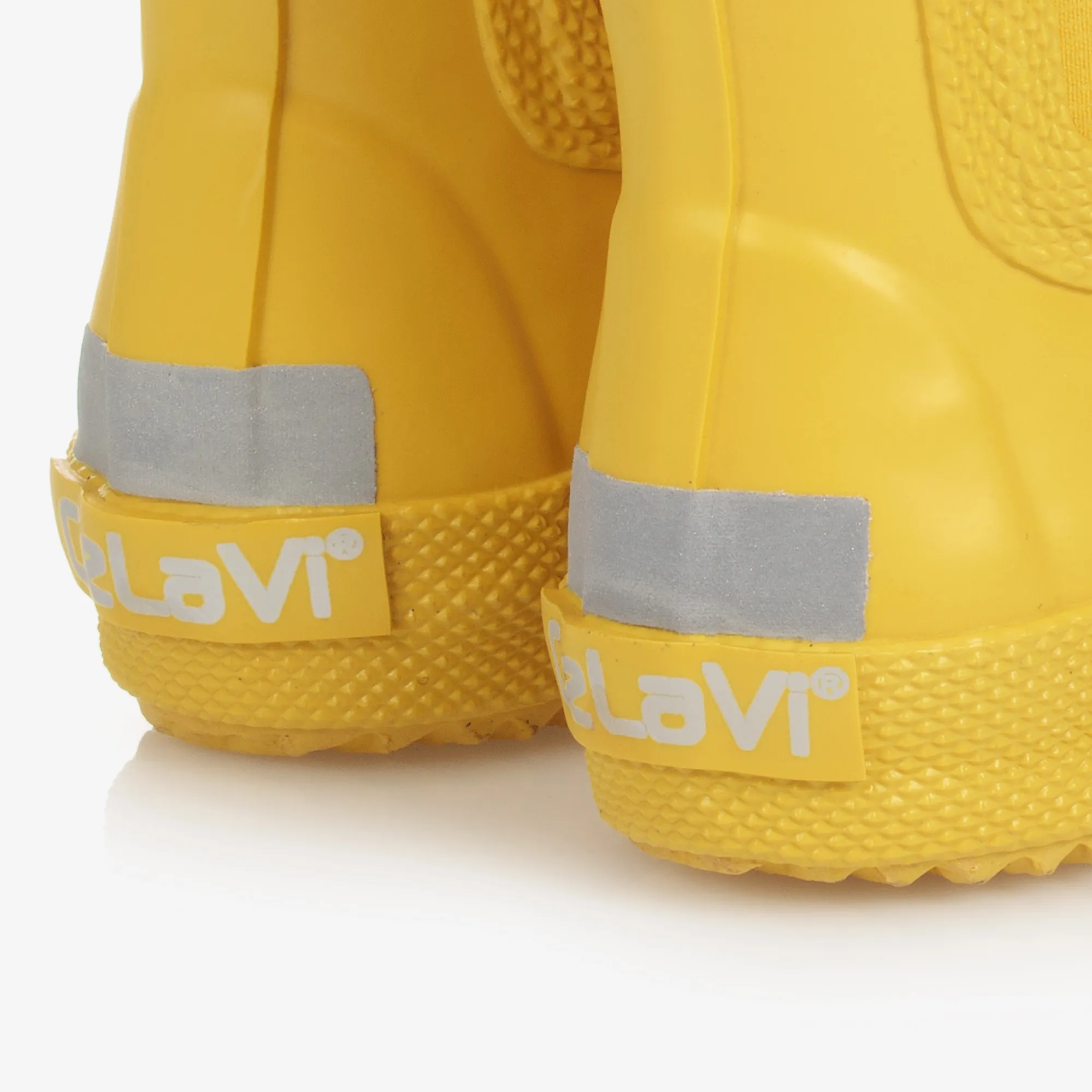 Yellow Short Rain Boots