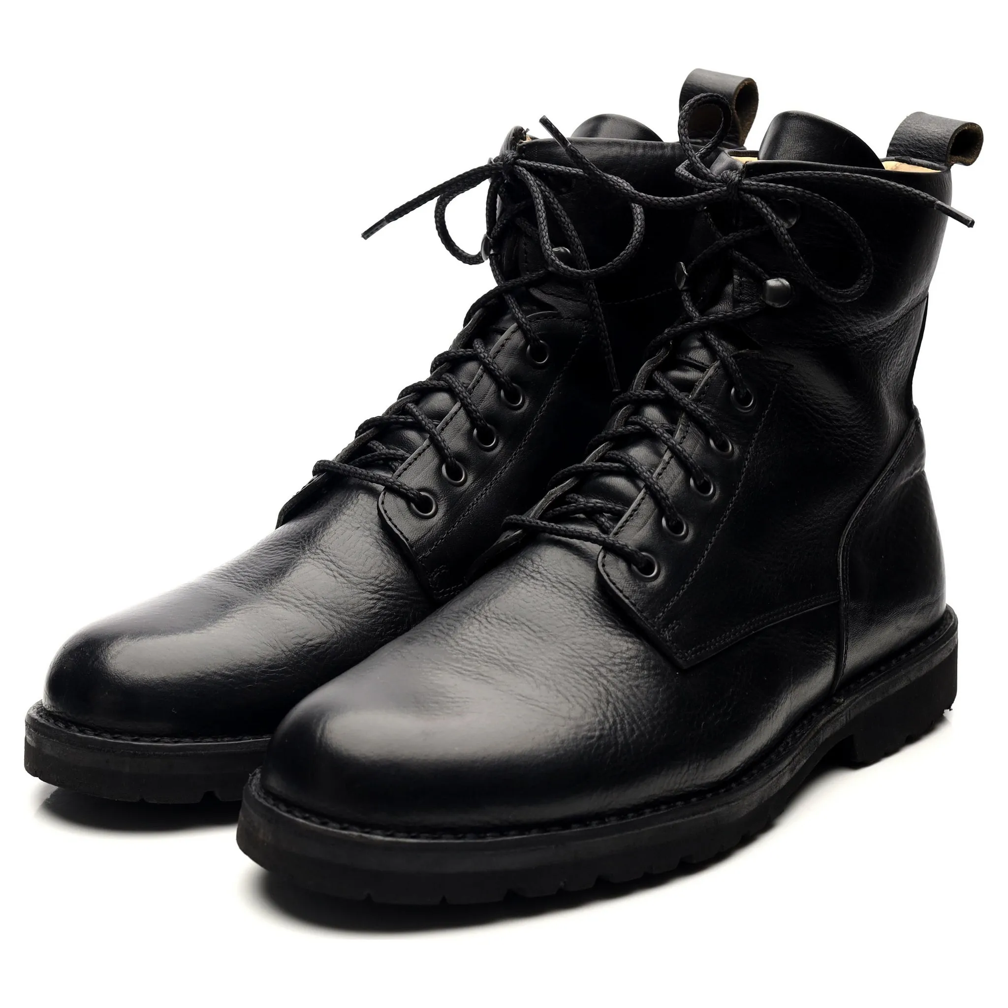 'Z525' Black Leather Explorer Cervino Boots UK 11 EU 45