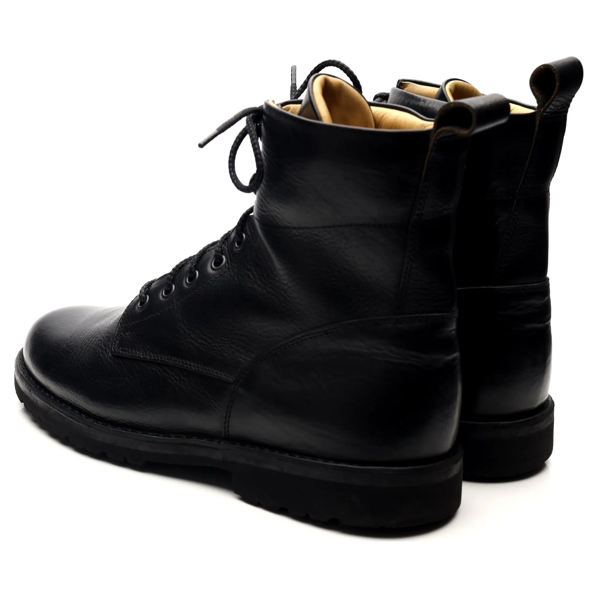 'Z525' Black Leather Explorer Cervino Boots UK 11 EU 45