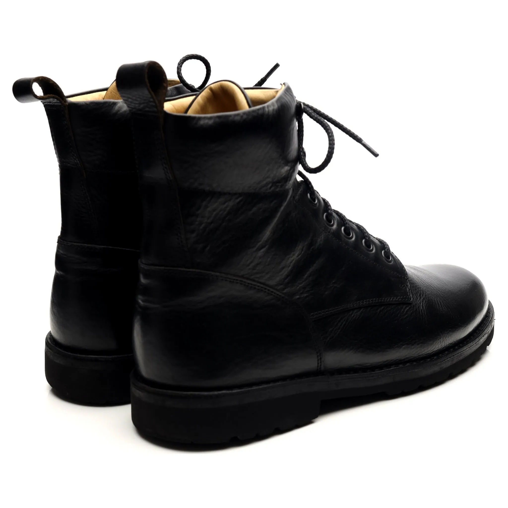 'Z525' Black Leather Explorer Cervino Boots UK 11 EU 45