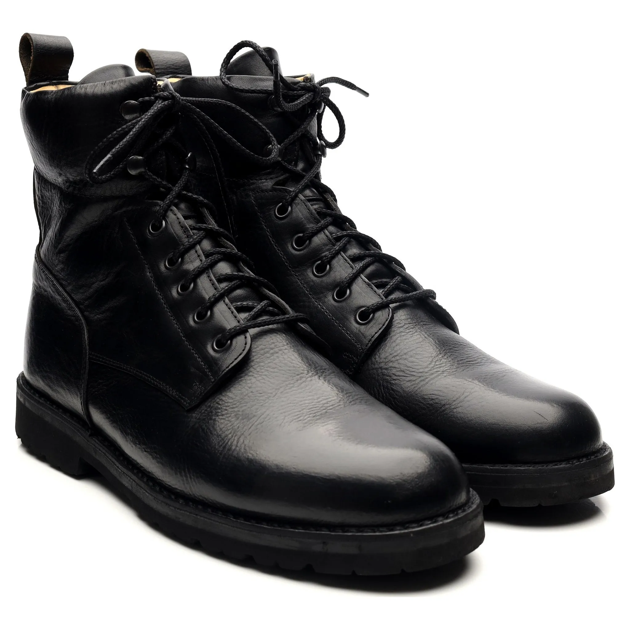 'Z525' Black Leather Explorer Cervino Boots UK 11 EU 45